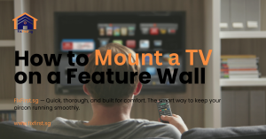 Read more about the article How To Mount a TV on a Feature Wall