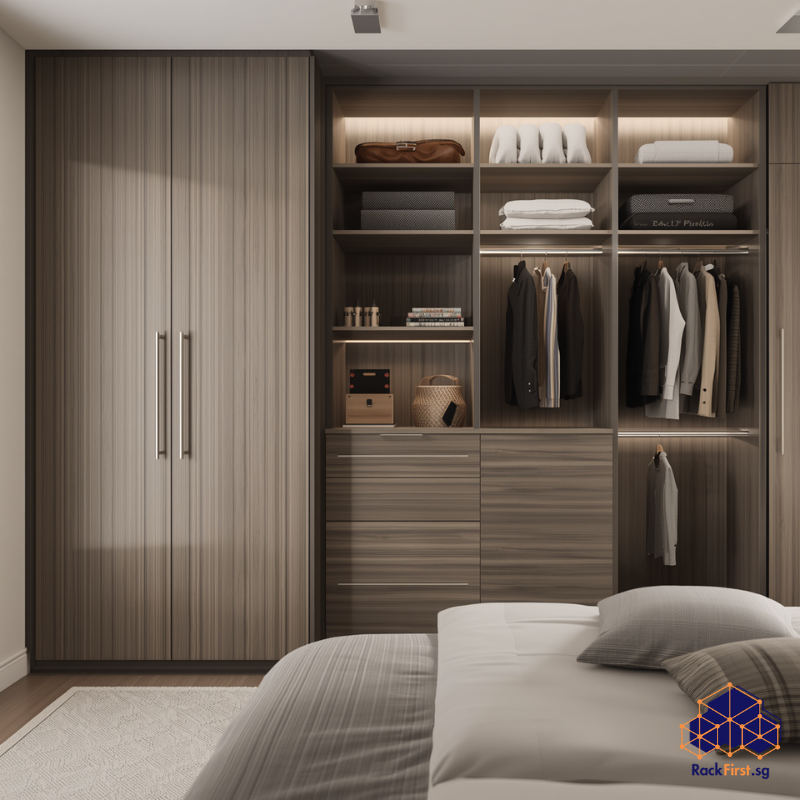 Read more about the article How Wall Mounted Closet Systems Turn Tight HDB Bedrooms Into Storage Havens