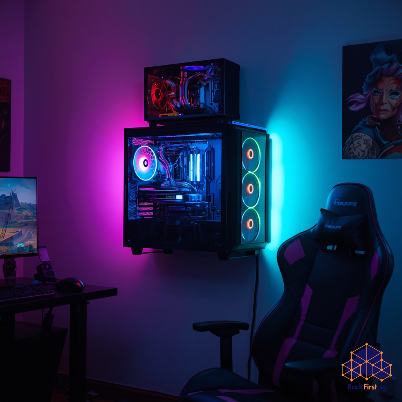 Read more about the article Wall Mount PC Kit: Get Your Desktop Tower Off the Floor for Good