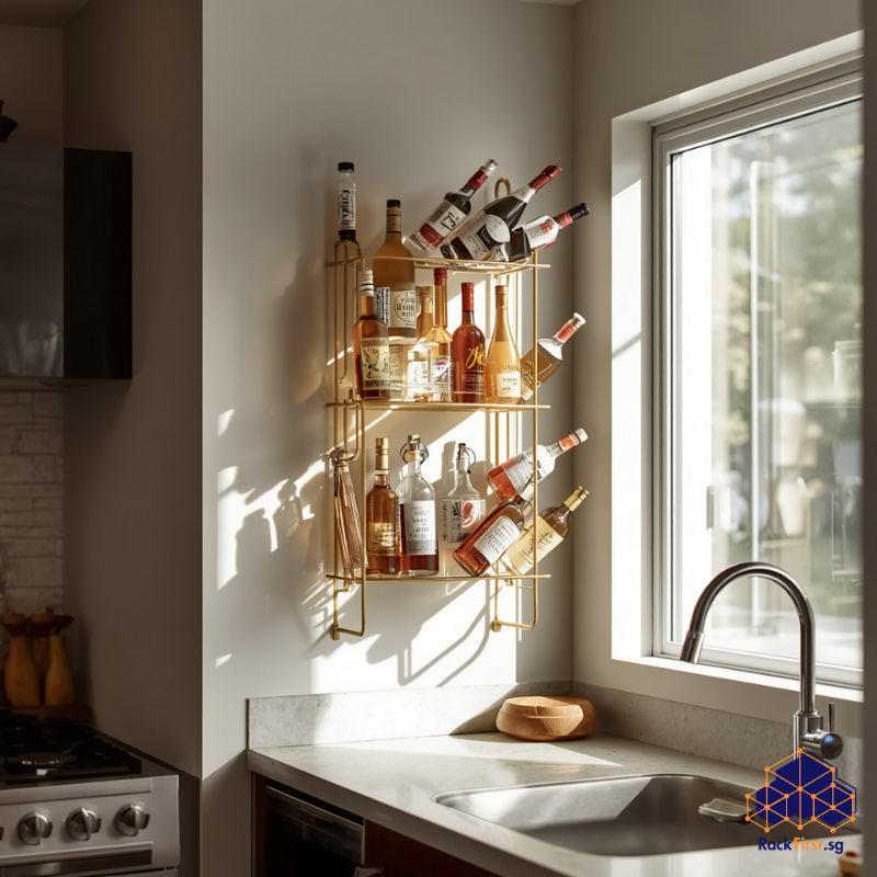 Read more about the article Why Every Singapore Kitchen Deserves a Wall Mounted Bottle Holder